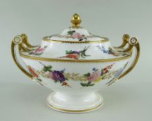 NANTGARW PORCELAIN SAUCE TUREEN & COVER c.1818-1820