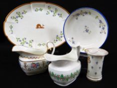 SWANSEA PORCELAIN GROUP (5) c.1815-1820