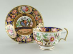 SWANSEA PORCELAIN CUP & SAUCER 1815-1820