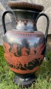 RARE SWANSEA DILLWYN ETRUSCAN POTTERY AMPHORA VASE 1847-1850