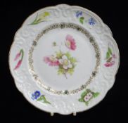 SWANSEA PORCELAIN PLATE c.1815-1817