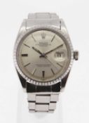 ROLEX STAINLESS STEEL AUTOMATIC BRACELET WATCH, c. 1962