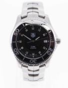 TAG HEUER STAINLESS STEEL WRISTWATCH, c. 2009