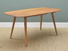 ERCOL ELM '382' PLANK TABLE, 152 x 76cms