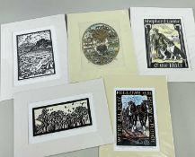 ‡ AFTER KAREN CATER limited edition screenprints - 'John Baleycorn' 69/100, (I) 21 x 16.5cm; '