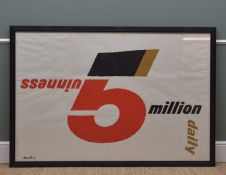 RARE 1958 GUINNESS POSTER, designed by Abram Games (1914-1996) - 