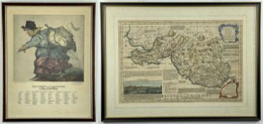 18TH CENTURY MAP OF GLAMORGANSHIRE, Kitchin (Thomas), 