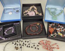 ASSORTED MODERN JEWELLERY comprising 'The Jewellery Channel' beads, necklaces ETC