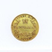 VICTORIAN GOLD SOVEREIGN, Sydney Mint, Australia, 1866, Young Head, 7.9gms Provenance: deceased