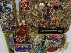 ROLLED GOLD & GOLD TONE, Marcasite and other vintage and later costume jewellery, a large quantity