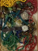 JADE TYPE & OTHER COSTUME JEWELLERY NECKLACES, Arsenal Geneve wristwatch and a 1981 Charles and