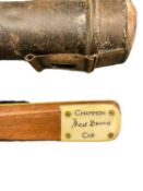 FRED DAVIS CHAMPION CUE WITH METAL CARRY CASE - 148cms L