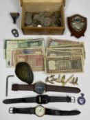 MAINLY CONTINENTAL COINS, NOTES & OTHER COLLECTABLES - to include various coins of the world, 1000