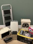 HOUSEHOLD ELECTRICAL & OTHER ITEMS to include Dimplex dehumidifier, log burner effect electric fire,