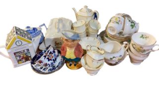 GEORGE JONES CRESCENT 15 PIECE COFFEE SERVICE IN CREAM & GILT, rose decorated 21 piece bone china