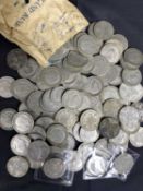 PRE 1947 FLORINS - 94 pieces, 33ozt gross