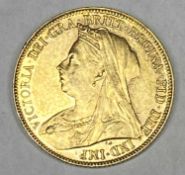 VICTORIA FULL GOLD SOVEREIGN 1899 - 8grms