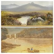 R BENN watercolour - titled 'Hay Tor, Dartmoor', 17 x 25cms and COULTON-ROBINS watercolour -