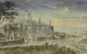 KEITH ANDREW limited edition (32/50) print - old coaching house scene, Anglesey, titled 'Gwyndy',