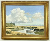 PAUL BARWICK oil on canvas - Sails & Summer Clouds, signed, 34.5 x 45cmsSave