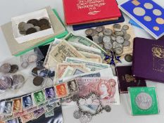 ASSORTED ENGLISH PRE DECIMAL COINAGE including nine commemorative crowns, three half crowns,