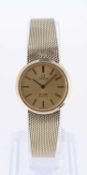 LADIES OMEGA DE VILLE GOLD PLATED BRACELET WATCH, ref. 1350, quartz movement, dial, movement and