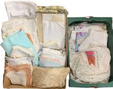 LINEN - a large assortment of table and other