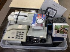 SONY MICRO HIFI SYSTEM, wall mountable speakers, Roberts radio, vintage Monza car radio, vintage