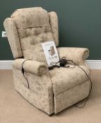 RISE & RECLINE MODERN ARMCHAIR by Cosichair, 110cms H, 83cms W, 82cms D, E/T