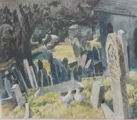 BRYN RICHARDS mixed media - Capel-y-Ffin, 33 x 28cms
