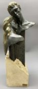 CONTEMPORARY LIMITED EDITION BRONZED SCULPTURE NO 1091/3997 - Spanish indistinct artist's signature,