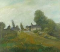 GLEN SELDON mixed media - Welsh cottage, signed, 45 x 51cms Provenance: With Rogers Jones & Co 2006,