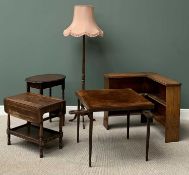 PLUS LOT 24 - FURNITURE ASSORTMENT (5) - to include corner bookshelf, 79cms H, 83cms W, 22cms D,