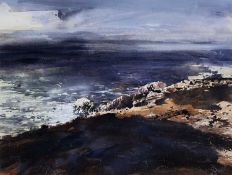 ‡ DAVID TRESS watercolour - entitled verso, 'Near Strumble II', signed and dated 1991Dimensions: