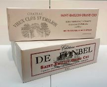 CHÂTEAU VIEUX CLOS 2015 ST. EMILION & CHATEAU DE FONBEL 2012 ST. EMILION 24 x 75clTwelve bottles
