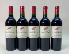 CHÂTEAU LA FLEUR-PÉTRUS 1996 POMEROL 5 x 75clFive bottles of 1996 Château La Fleur-Pétrus Pomerol (