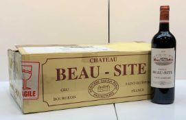 CHÂTEAU BEAU-SITE 2010 SAINT-ESTÈPHE 75clTwelve bottles of 2010 Château Beau-Site St. Estéphe (12)