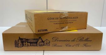 CÔTES de NUITS-VILLAGES VIEILLES VIGNES DOMAINE de BELLENE 2014 12 x 75clTwelve bottles of 2014