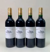 CHÂTEAU BAHANS HAUT BRION 2000 PESSAC-LÉOGNAN 75clFour bottles of 2000 Château Bahans Haut Brion
