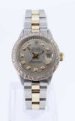 LADIES' ROLEX 'OYSTER PERPETUAL DATEJUST' AUTOMATIC BRACELET WRISTWATCH, ref. 6516, ser. no. 15***