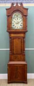 EARLY 19TH CENTURY SOUTH WALES WALNUT LONGCASE CLOCK, Meredith, Merthyr Tydfil, painted twelve