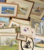 PAINTINGS & PRINTS ASSORTMENT to include Warren Williams limited edition print, Judy Boyes,