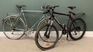 BICYCLES (2) - Claude Butler 10 speed racing bike with 531 tubing, 25ins? frame and a Rockrider 8.