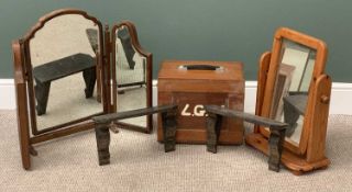 OFFERED WITH LOTS 38 & 39 - SMALL FURNISHINGS ASSORTMENT to include dressing table mirrors (2),