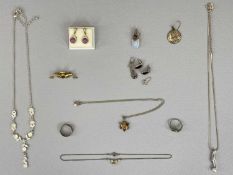 CLOGAU & OTHER NECKLACES & JEWELLERY - a mixed group to include a Clogau gold and silver Marie Curie