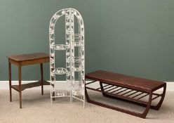 VINTAGE & LATER FURNITURE PARCEL (5) to include a mahogany effect Long John coffee table with