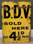 VINTAGE ENAMEL SIGN 