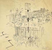 ‡ JOHN STAINTON WARD R.A (1917-2007) ink on paper - Illustration 'Little Kingdom', signed and