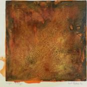 KARL GHATTAS (Egyptian-British, 1958-2007) oil on paper - 'Logos-Menotype', signed in pencil,