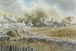 KEITH ANDREW RCA limited edition (3/350) coloured print - expansive Anglesey country scene with